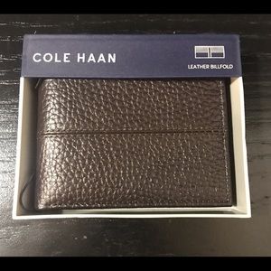 Brown bi-fold wallet
